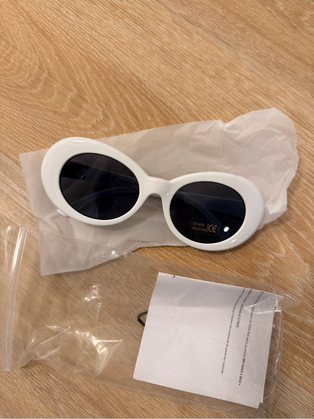 Jerome Dreyfuss White Sunglasses